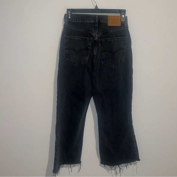 Levi’s Black 70s High Rise Flare Jeans - Picture 5 of 6
